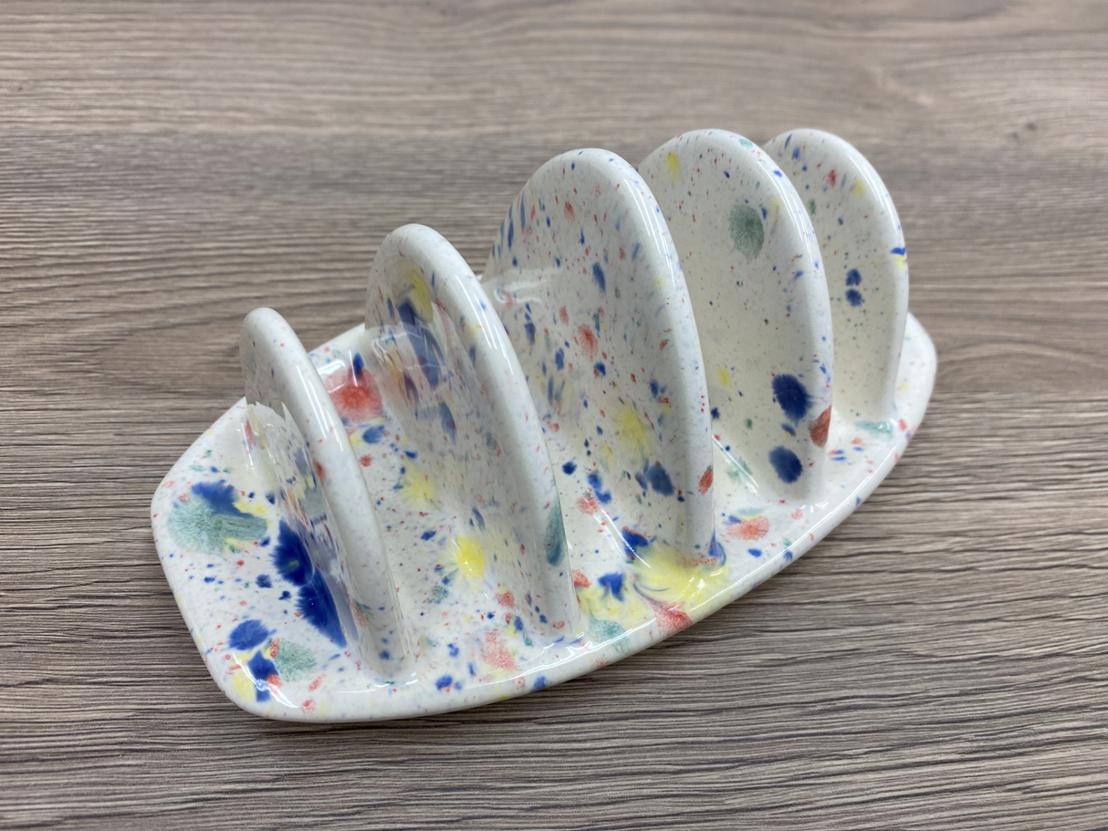 Toast Rack with Celebration Glaze