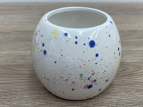 Sugar Bowl with Lid and Spoon in a Celebration Glaze