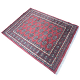 Bokhara Red Velvet Woolen Mat