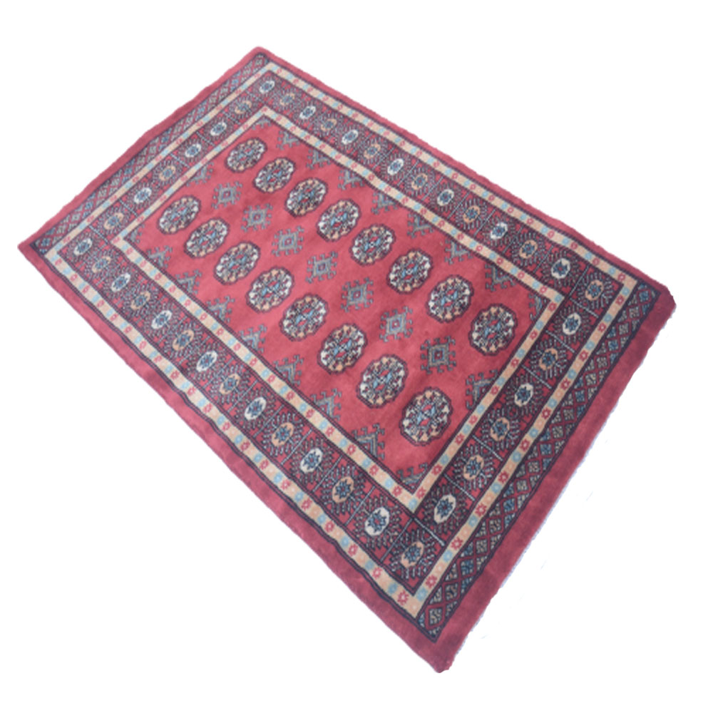 Bokhara Handknotted Cordovan Woolen Mat