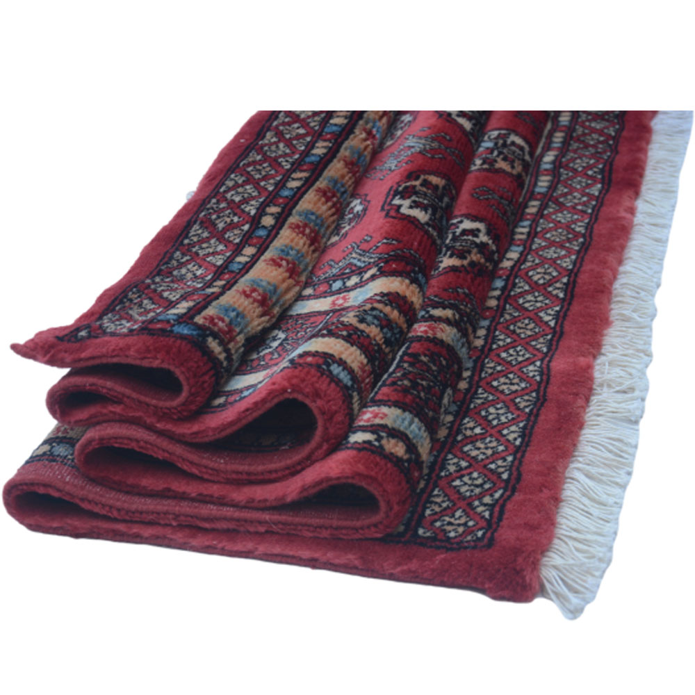 Bokhara Handknotted Bazaar Woolen Mat