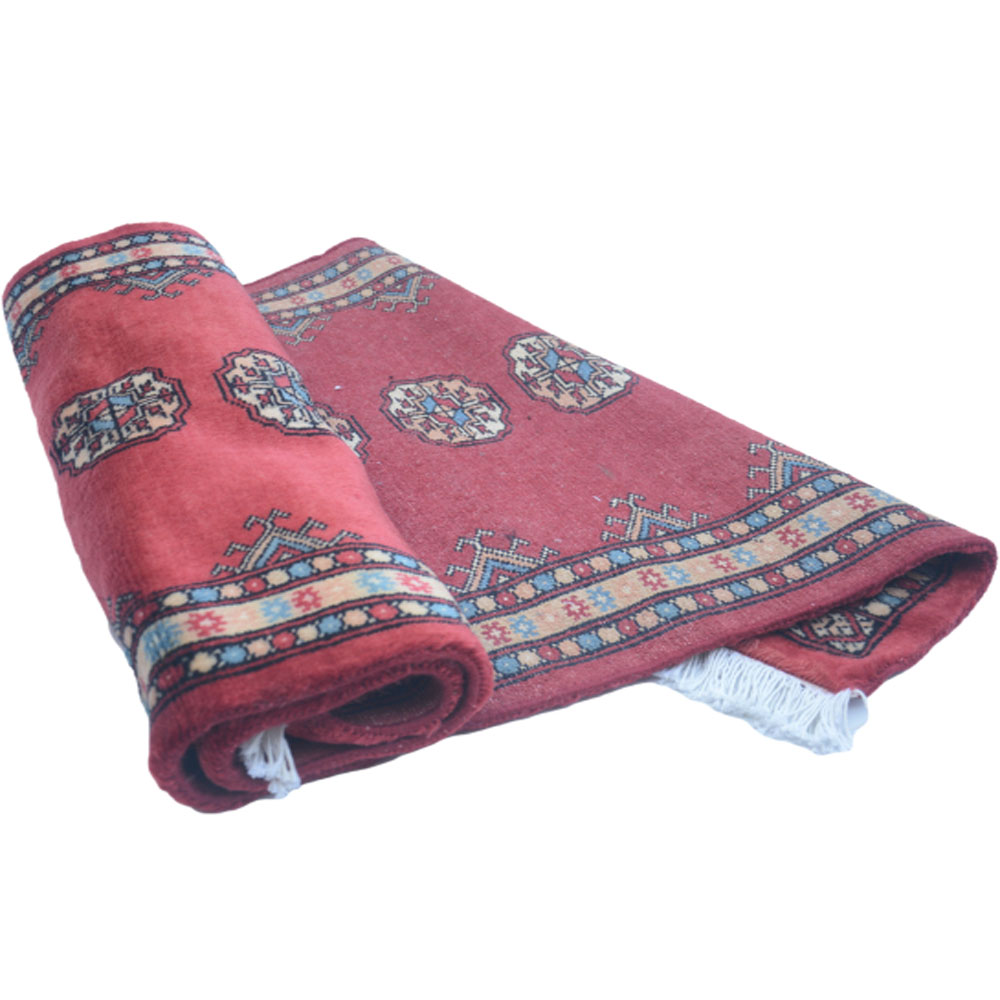 Bokhara Handknotted Bazaar Woolen Mat