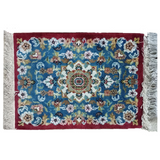 Persian Bokhara Handmade  Blue Dianne Woolen Rug