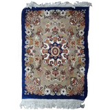 Persian Bokhara Handmade  Navy Woolen Rug