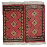 Bokhara Handknotted Apple Blossom Woolen Mat