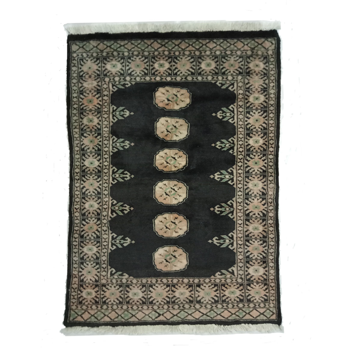 Handknotted Bokhara El Paso Wool Mat