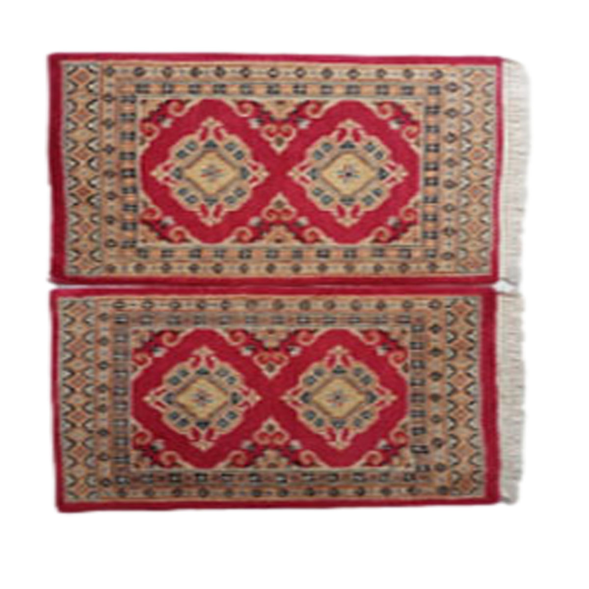 Handmade Slik Bokhara Barley Corn Woolen Rug