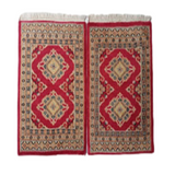 Handmade Slik Bokhara Barley Corn Woolen Rug