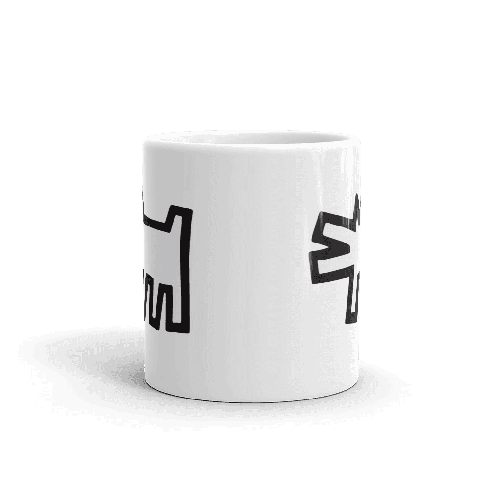 The Barking Dog Icon, 1990 Street Art Mug