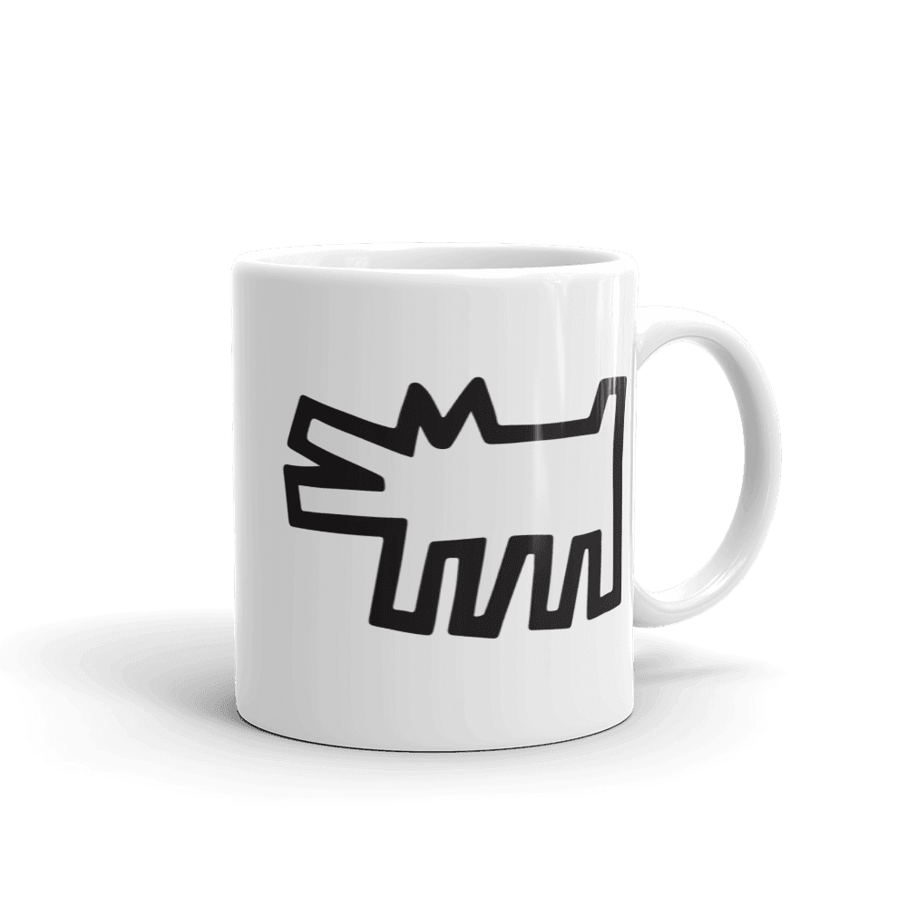 The Barking Dog Icon, 1990 Street Art Mug