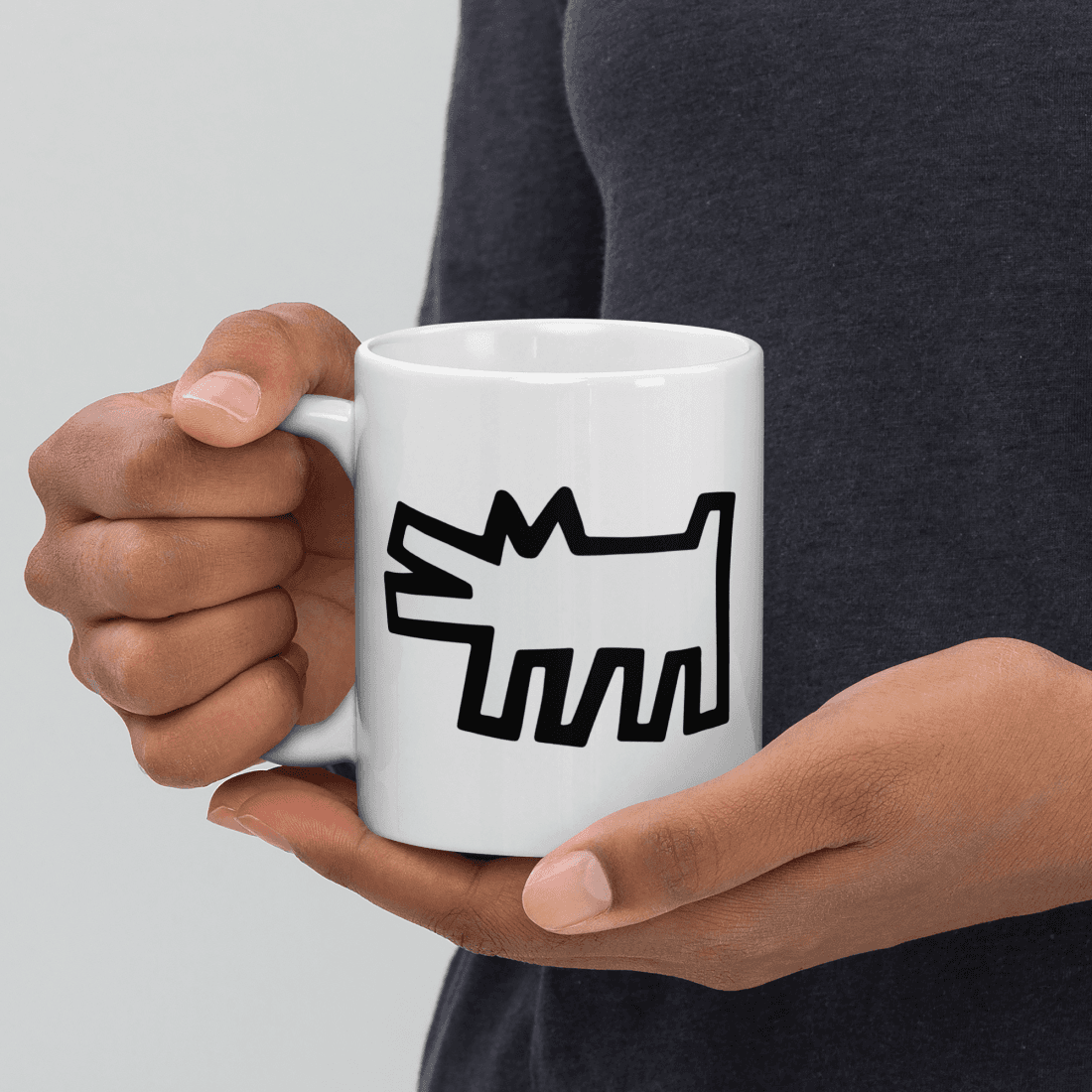 The Barking Dog Icon, 1990 Street Art Mug