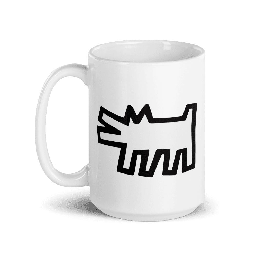 The Barking Dog Icon, 1990 Street Art Mug