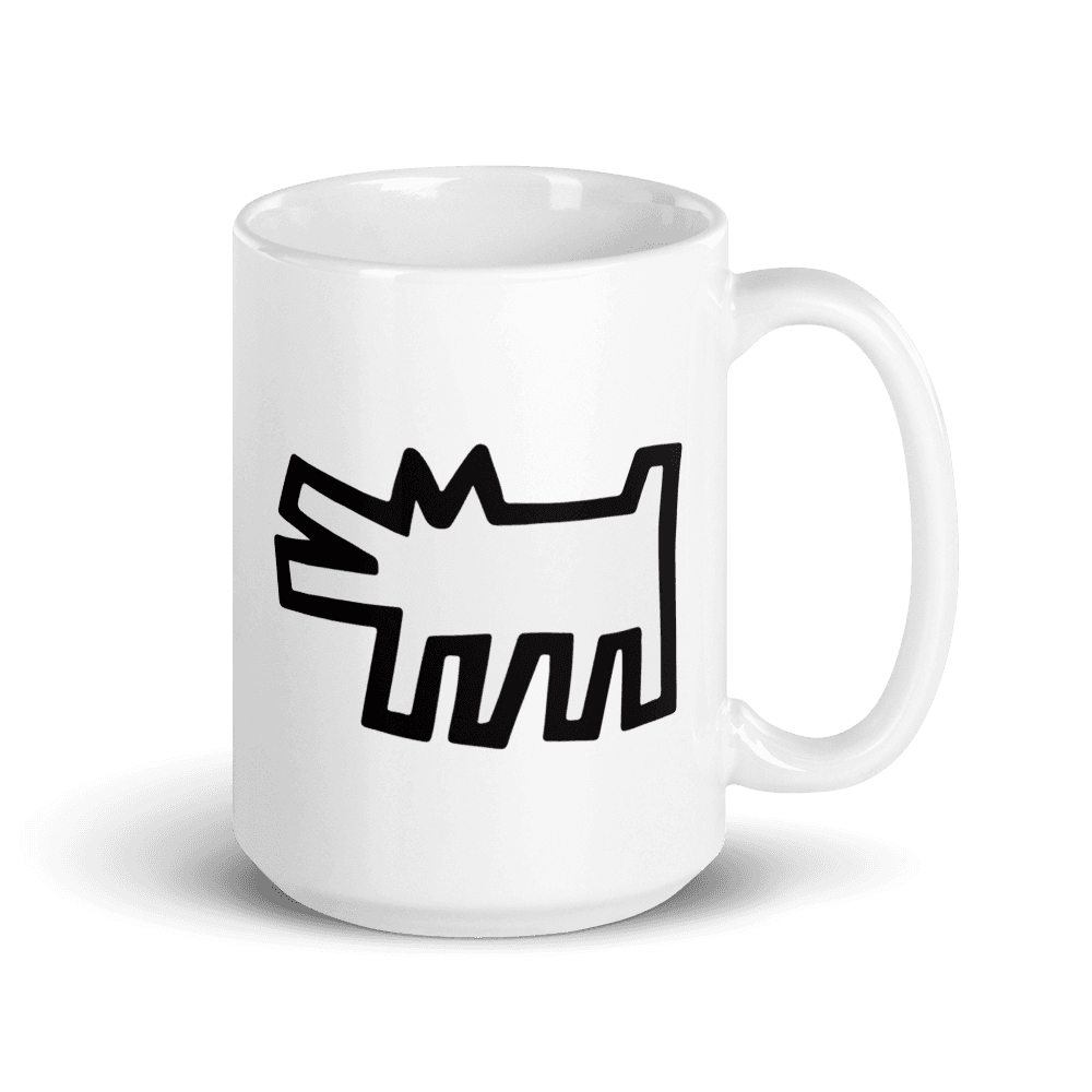 The Barking Dog Icon, 1990 Street Art Mug