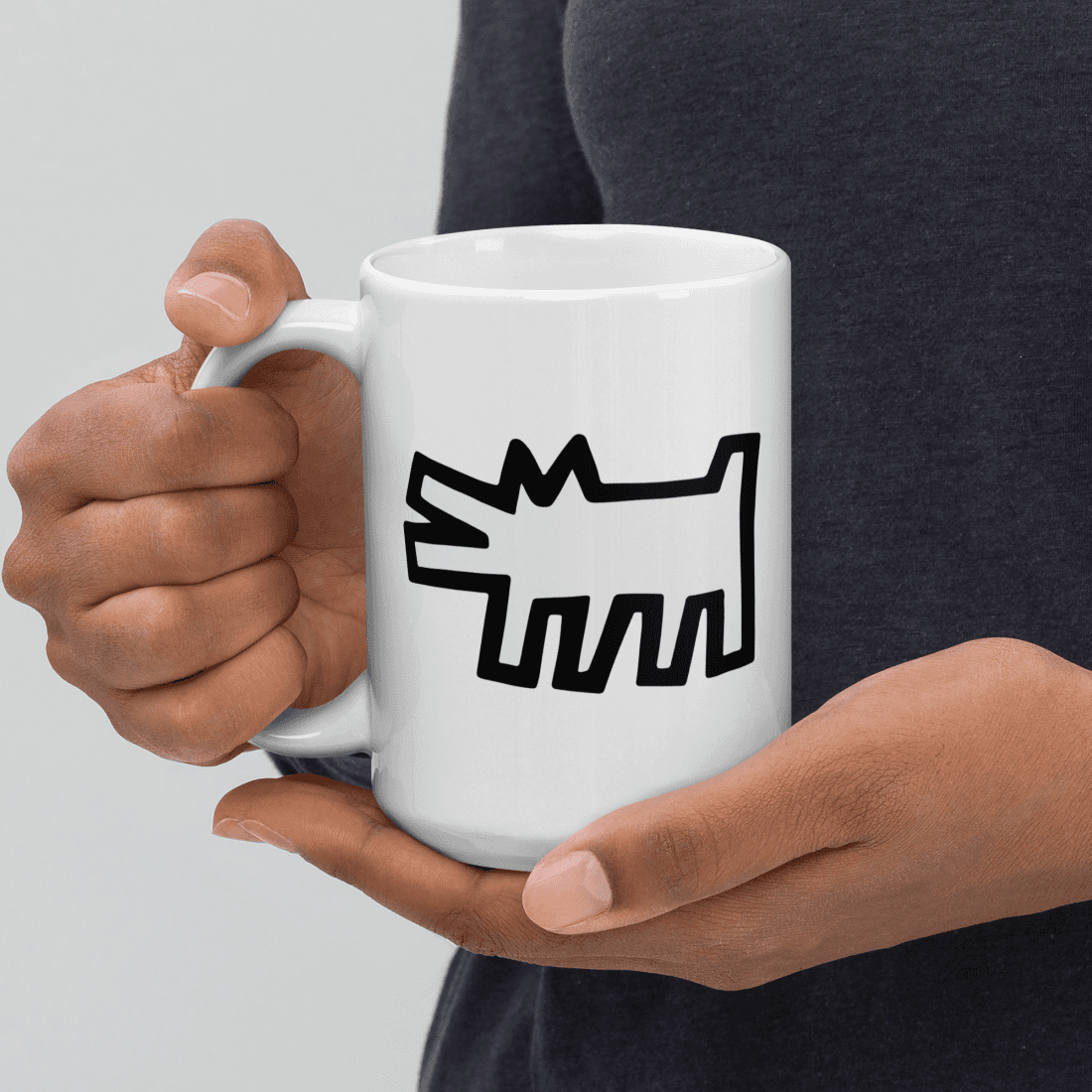 The Barking Dog Icon, 1990 Street Art Mug