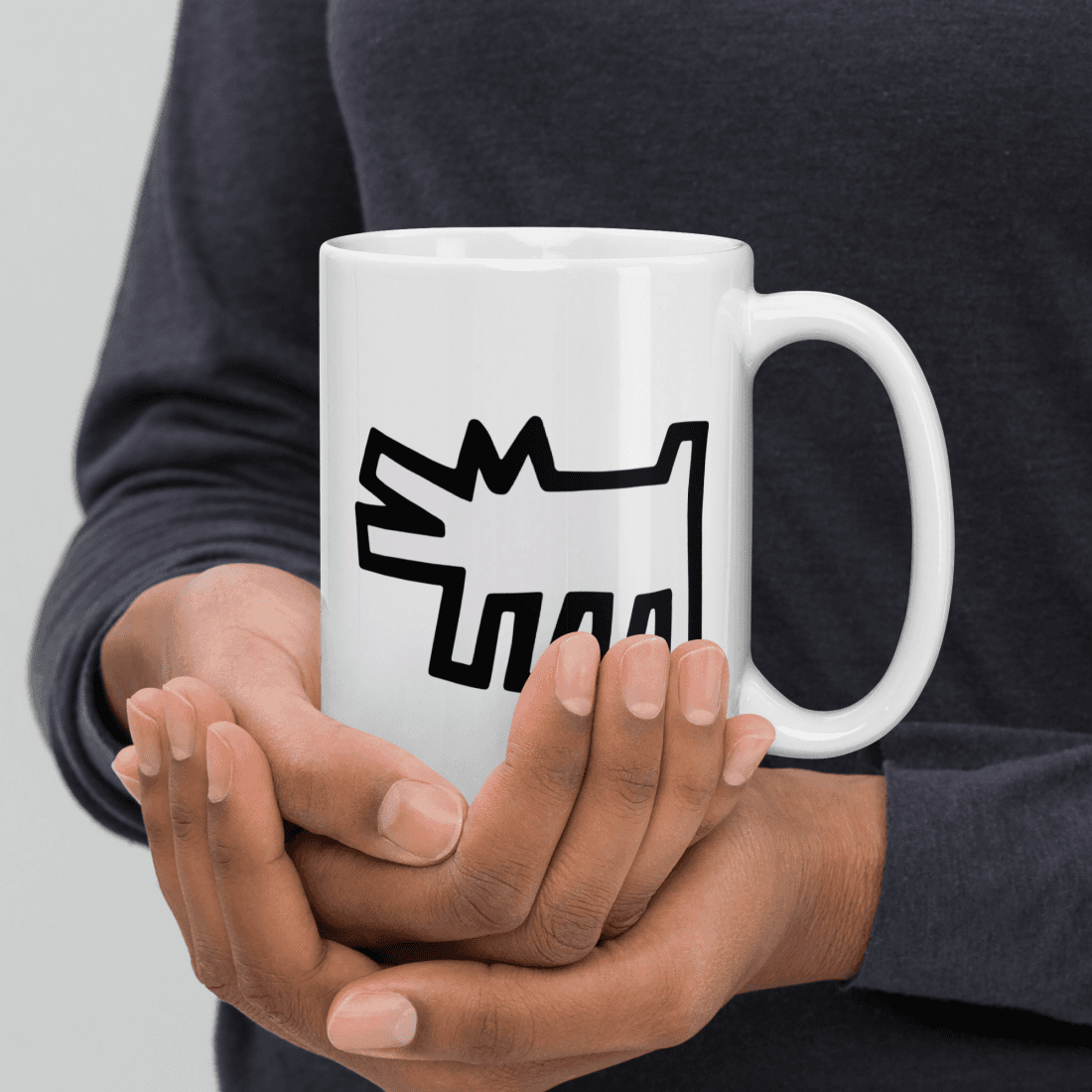 The Barking Dog Icon, 1990 Street Art Mug