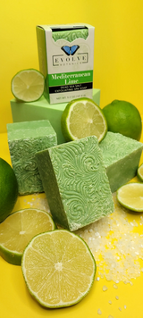 Specialty Soap - Mediterranean lime Salt Bar