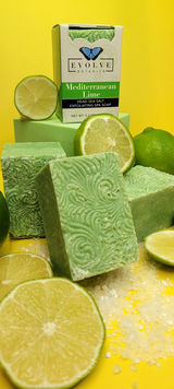 Specialty Soap - Mediterranean lime Salt Bar