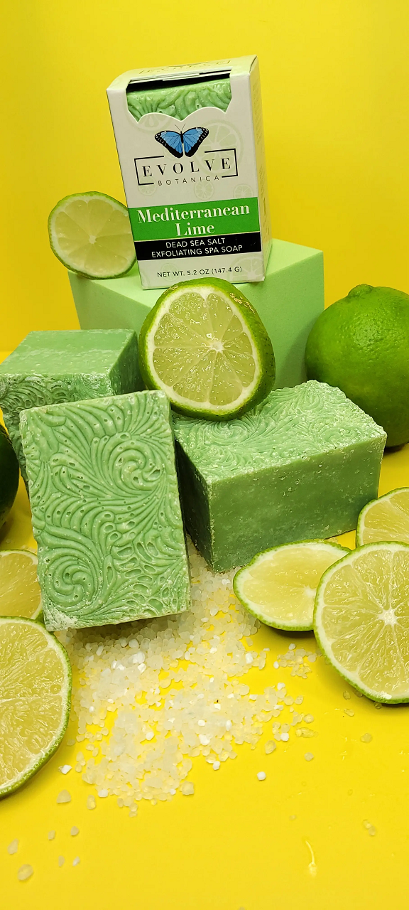 Specialty Soap - Mediterranean lime Salt Bar