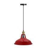 Modern Red Colour Lampshade Industrial Retro Style Metal Ceiling Pendant Lightshade~2557