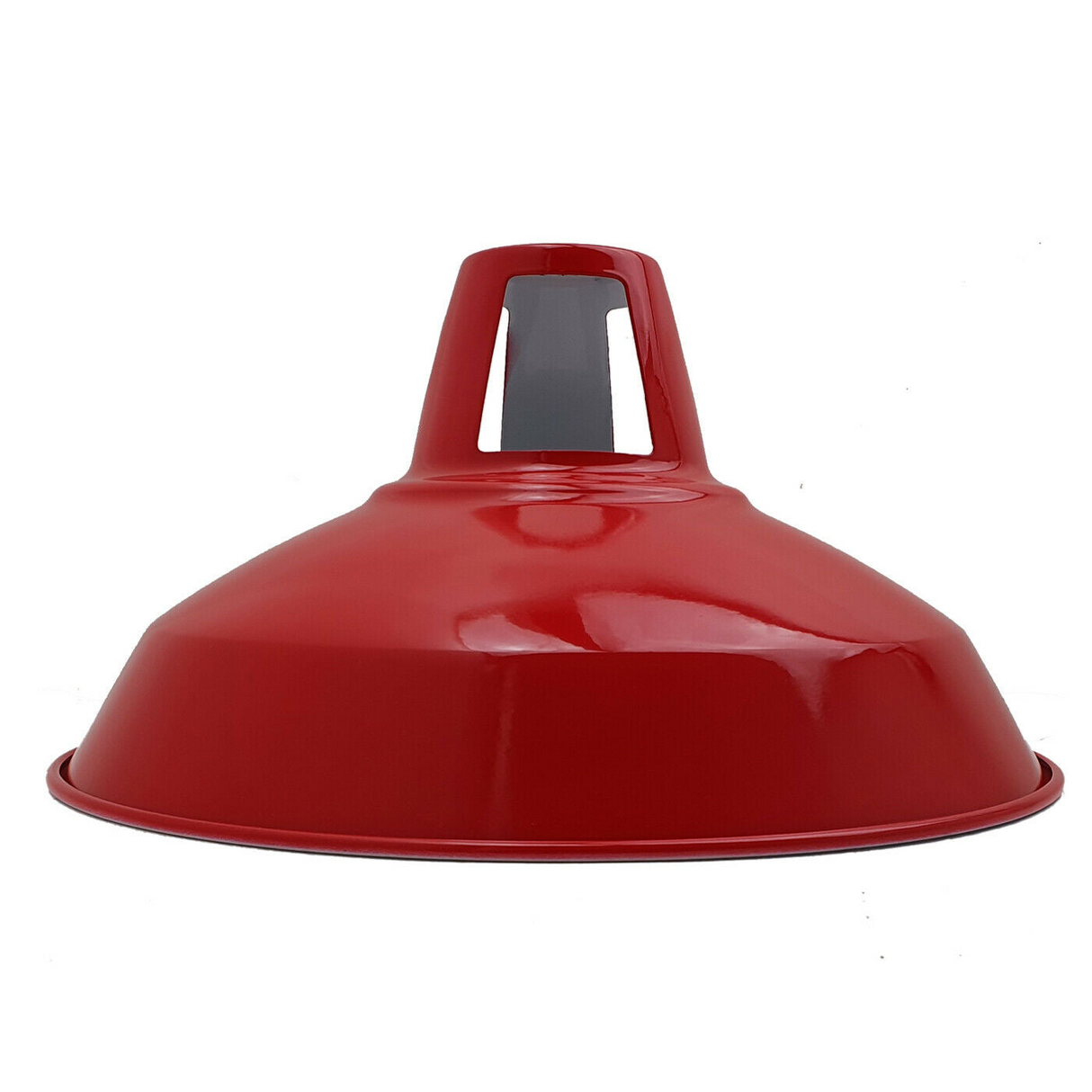 Modern Red Colour Lampshade Industrial Retro Style Metal Ceiling Pendant Lightshade~2557