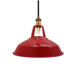 Modern Red Colour Lampshade Industrial Retro Style Metal Ceiling Pendant Lightshade~2557