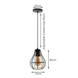 New Modern Vintage Industrial Retro Loft Metal Ceiling Lamp Shade Pendant Light~2248