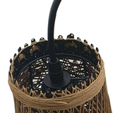 Modern Wicker Rattan Basket Style Ceiling Pendant Light Shade~1961