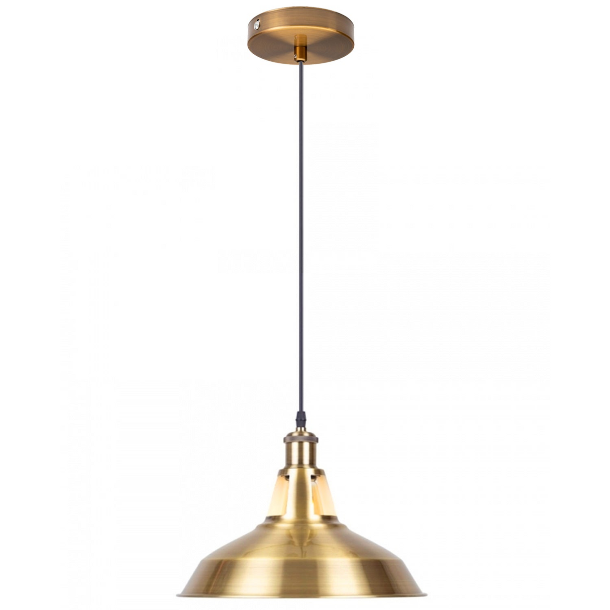 Yellow Brass Industrial Metal Ceiling Pendant Light Shade Hanging Lights~1570