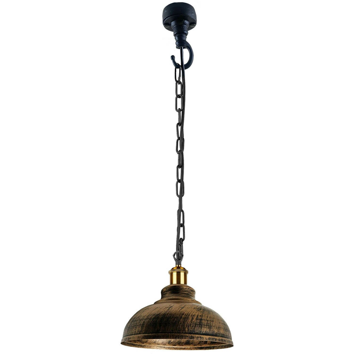 E27 Vintage Retro Industrial Loft Style Metal Conduit Chain Pendant Ceiling Light Lamp Kit~1253