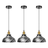 Modern Elegance: 3 Pack Industrial Pendant Lights - Loft Style ~3568