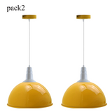 2 Pack Modern Vintage Industrial Retro Loft Metal Ceiling Lamp Shade Pendant Light~3575