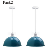 2 Pack Vintage Industrial Ceiling Pendant Light Retro Loft Style Metal Shade Lamp~3578